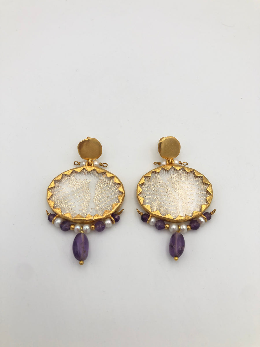 Earrings Brocart