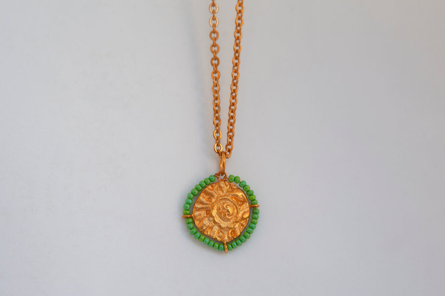 Pendant Sun with Stones