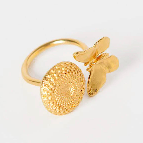Ring Bouton d'Or Butterfly