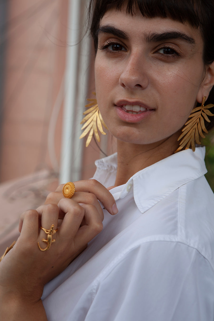 Earrings Jungle Feuilles 1